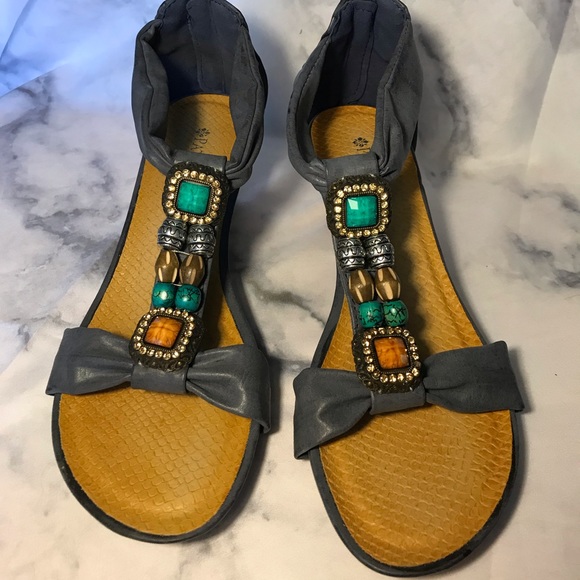 spring step wedge sandals